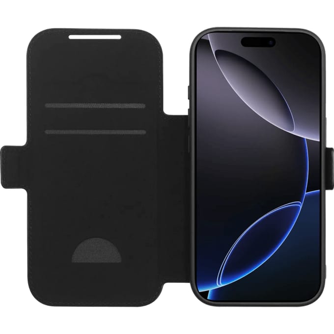 BlueBuilt Apple iPhone 17 Pro Book Case Leer Zwart