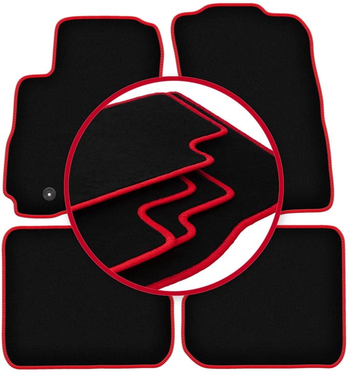 CARLUX-RED automatten voor: Mitsubishi Outlander I SUV (2001-2006)
