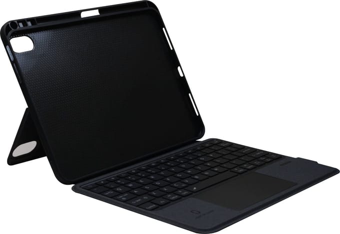 Cazy back Cover + Qwerty Keyboard geschikt voor iPad 2021 (9th Gen) / 2020 (8th Gen) - Zwart