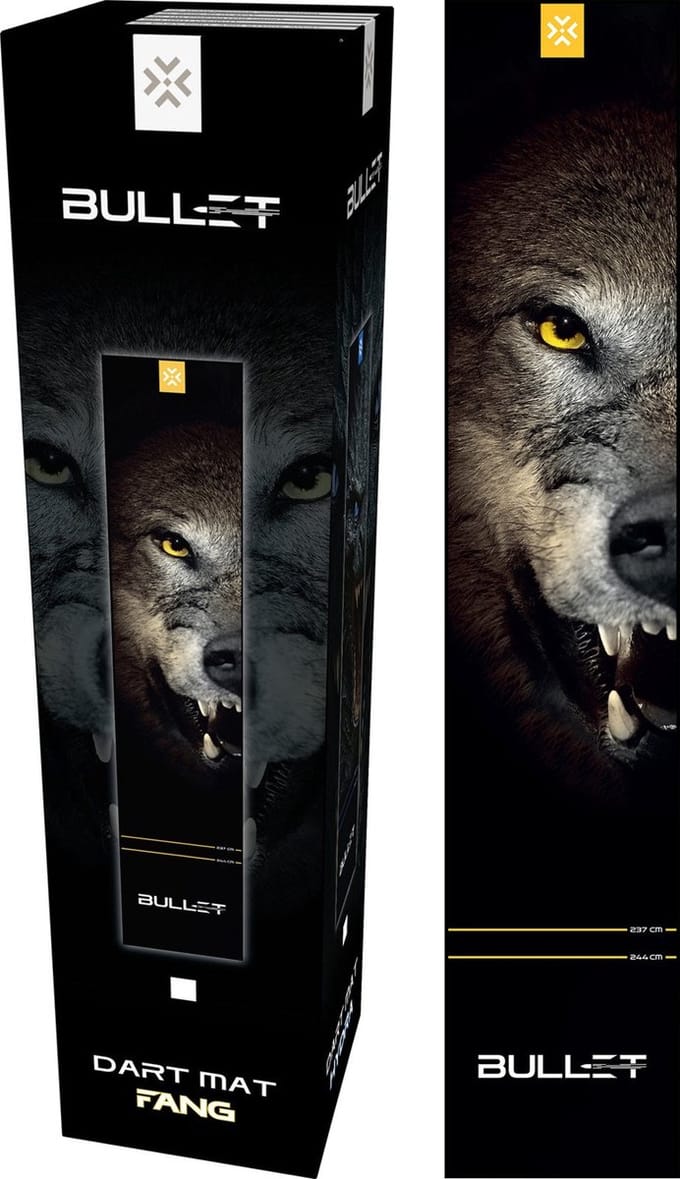 Bullet Carpet Fang Dartmat 300 x 60
