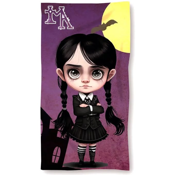 Katoenen badhanddoek voor dames OcioStock Gothic Girl