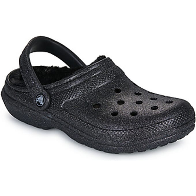Crocs  Klompen Classic Fuzz Lined Glitter Clog