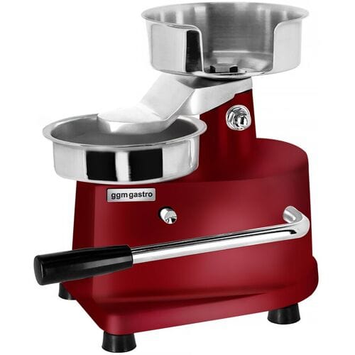 GGM Gastro Manuelle Hamburgermaschine - Ø 150 mm - Rot