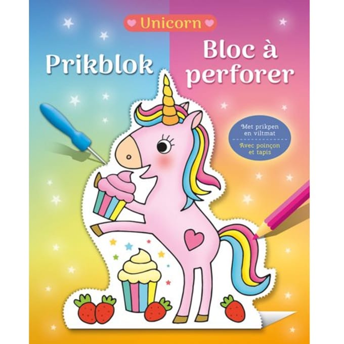 Unicorn Prikblok Educatieve boeken (spelletjes en raadsels)