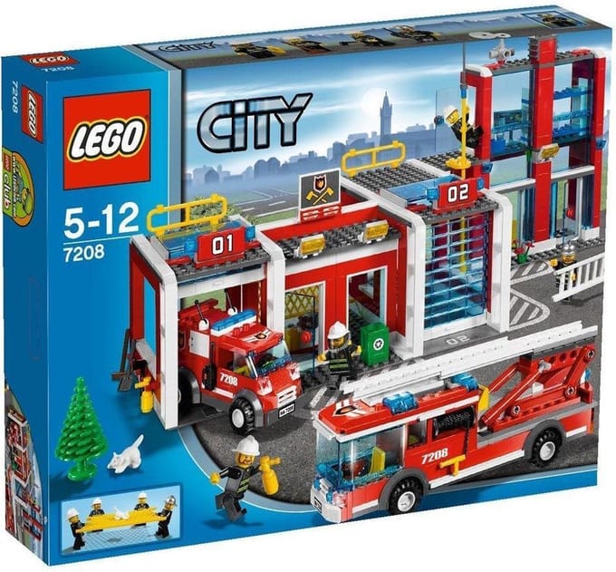 LEGO City Fire Station, Bouwpakket, 5 jaar, 662 stuk(s)