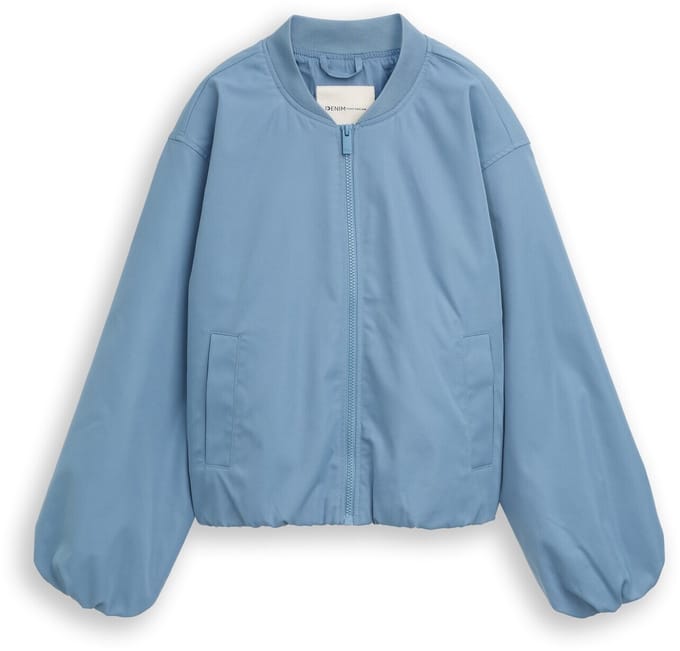 Tom Tailor Denim - Bomberjack van waterafstotend materiaal - Maat XXL - spring lake blue
