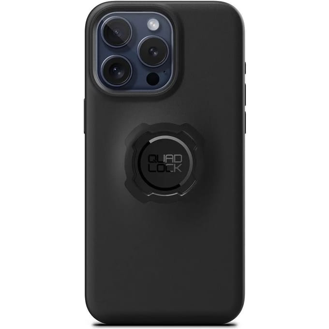 Quad Lock® - Geschikt voor Apple iPhone 15 Pro MAX - Telefoonhoesje - Case Cover - Zwart