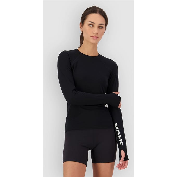 Mons Royale Bella Merino Base Layer Top zwart
