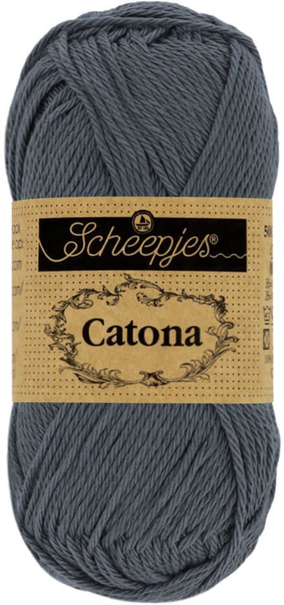Scheepjes Catona 50 gram - 393 Charcoal