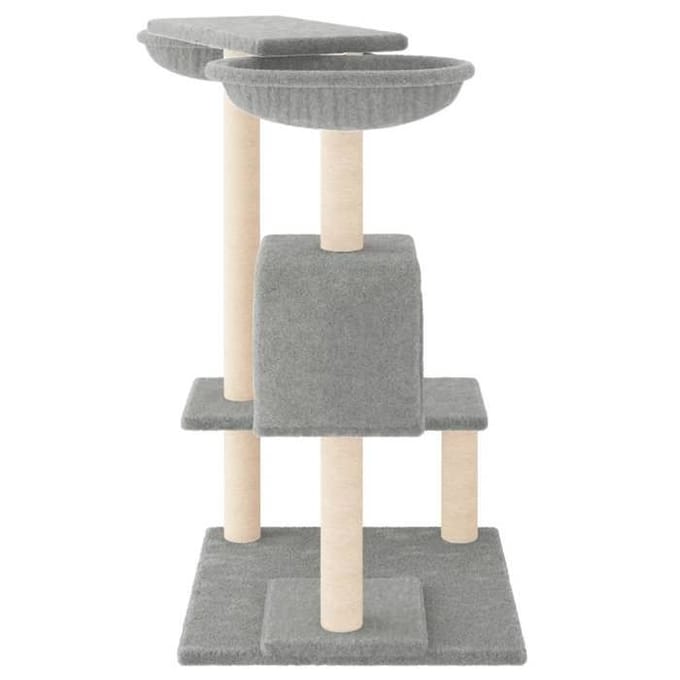 Maison Exclusive - Arbre à chat avec griffoirs gris clair 82 cm gris