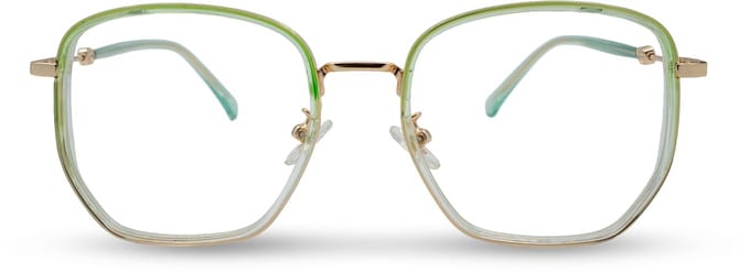 BL Hex Green Gold 2.0 - Blauw licht bril - Blue light glasses - Computer bril