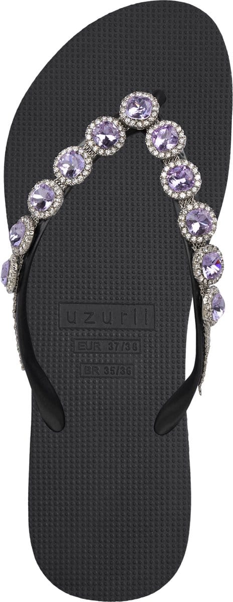 Uzurii | Teenslippers | Dames | Zwart | Maat 41/42