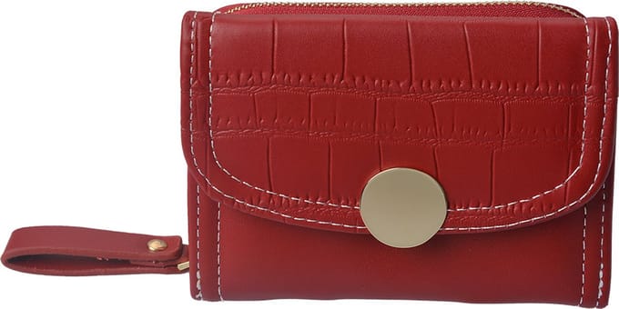 Juleeze Portemonnee 11x9 cm Rood Kunstleer