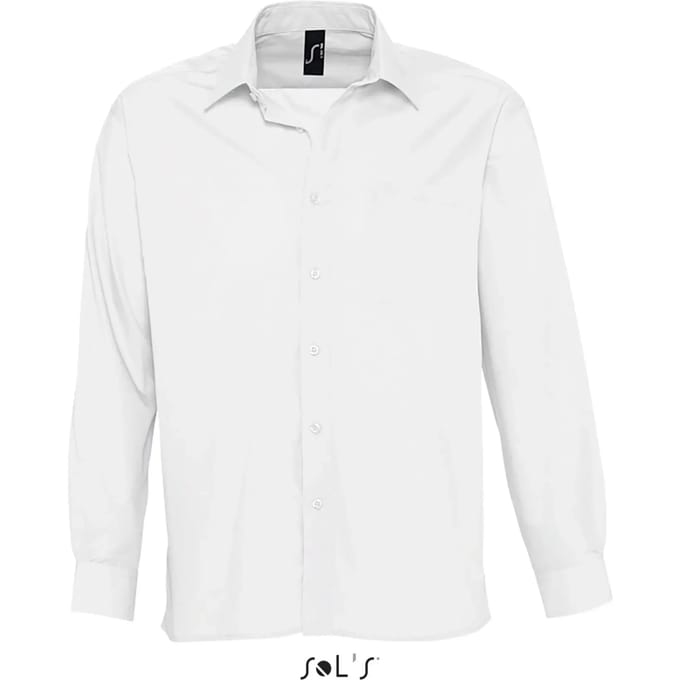 SOL'S Popeline-Shirt Baltimore Long Sleeve L623 - White - 3XL