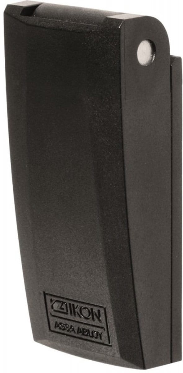 Ikon Pc Rozet 1255 met Klep Zwart Kunststof
