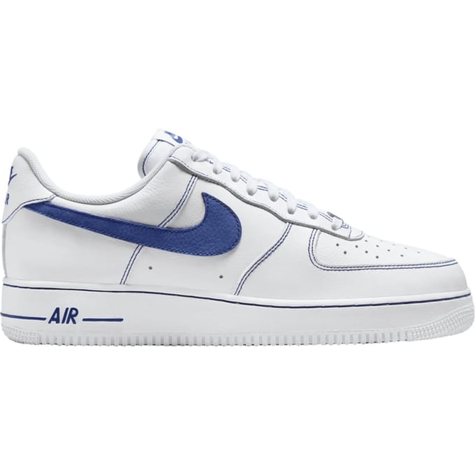 Nike Air Force 1 07 LV8 Wit Deep Royal Heren Sneakers Deep-Royal-Blauw HQ2037-100 45.5 white