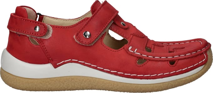 Wolky Dames Comfortschoenen 04528 Esperanza Rood