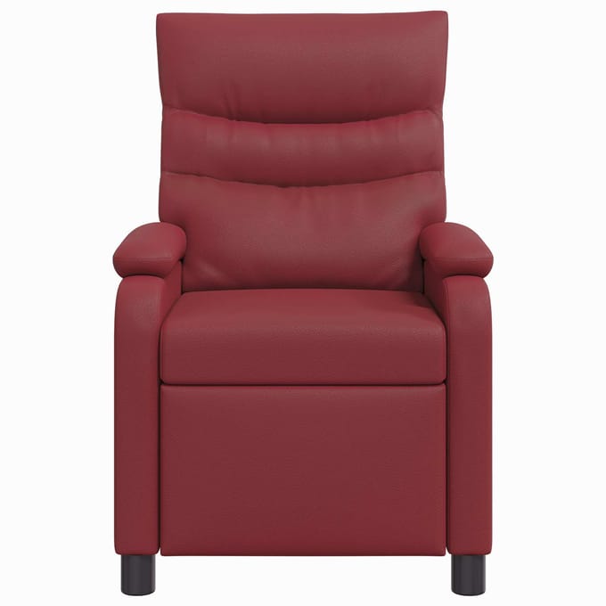 vidaXL - Recliner - Wijnrood - Kunstleer