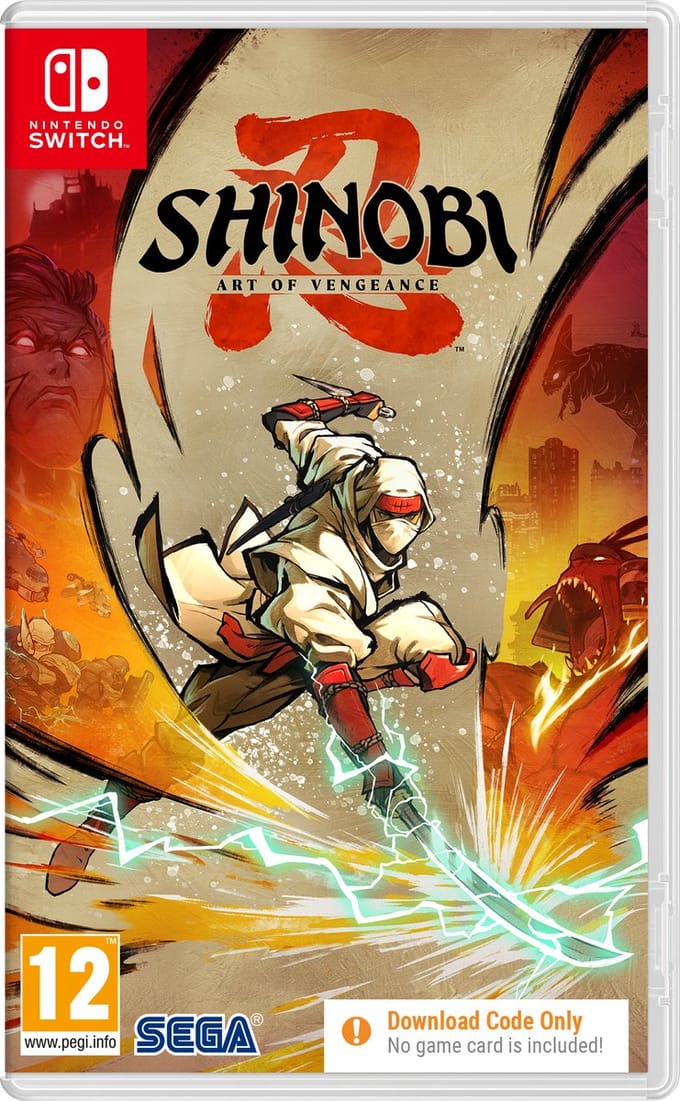 SHINOBI: Art of Vengeance (Code in a Box) - Nintendo Switch - Platformgame