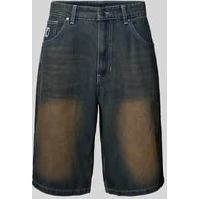 Baggy fit korte jeans in 5-pocketmodel