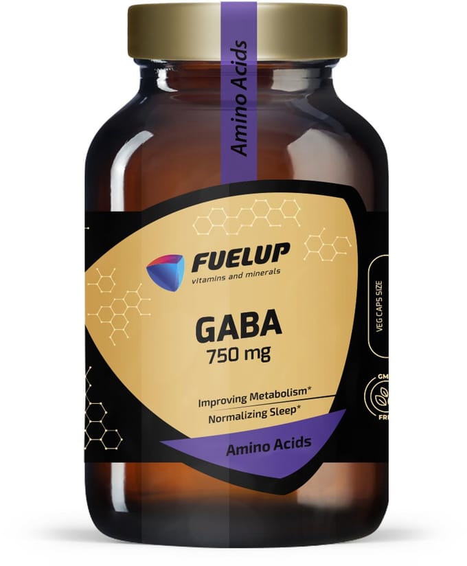 Fuel-Up GABA 750 mg, 100 veg caps