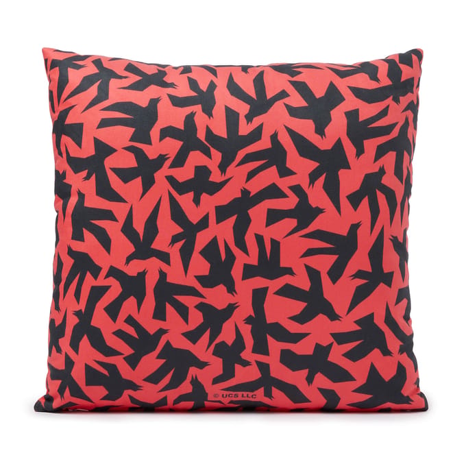 Hitchcock The Birds Abstract Flight Vierkante Kussen - 60x60cm - Soft Touch