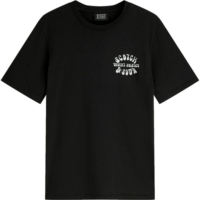Scotch & Soda Left Chest Artwork Regular-Fit T-Shirt