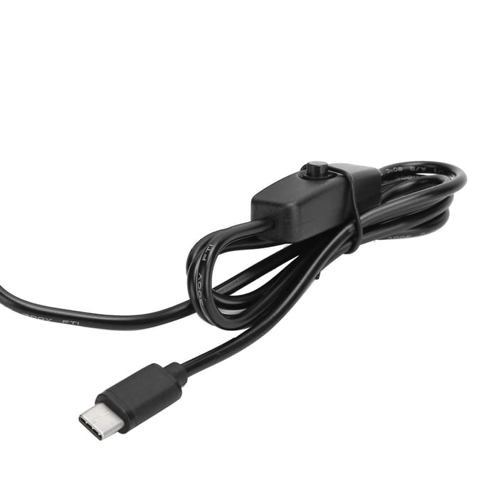Voeding voor Raspberry Pi 4B 5V 3A TypeC Lader Stroomadapter met Aan Uit Schakelaar UK PLUG black