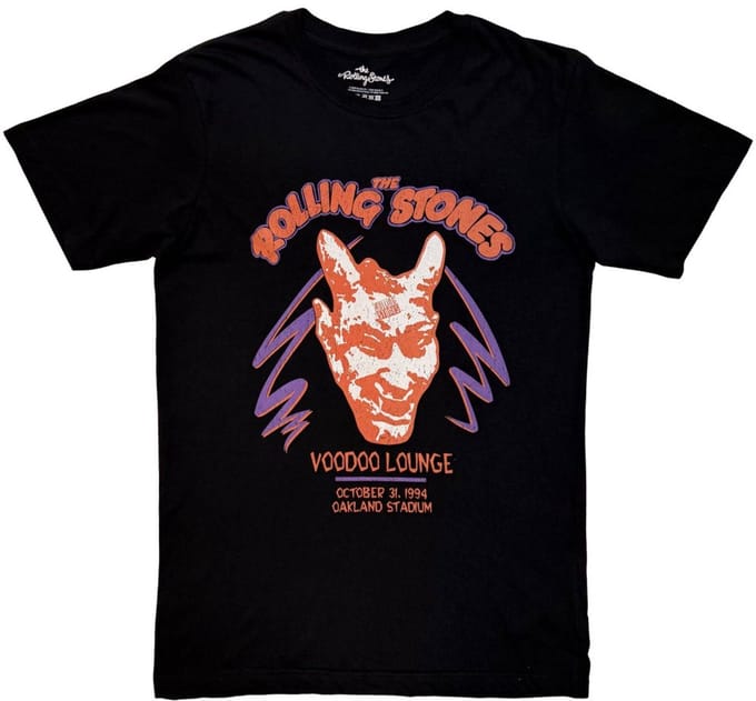 The Rolling Stones - Voodoo Oakland Stadium Heren Tshirt - L - Zwart
