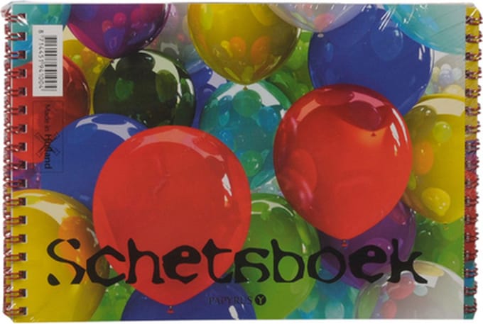 Schetsboek Papyrus ballon A5 120gr 20vel - 1 stuk