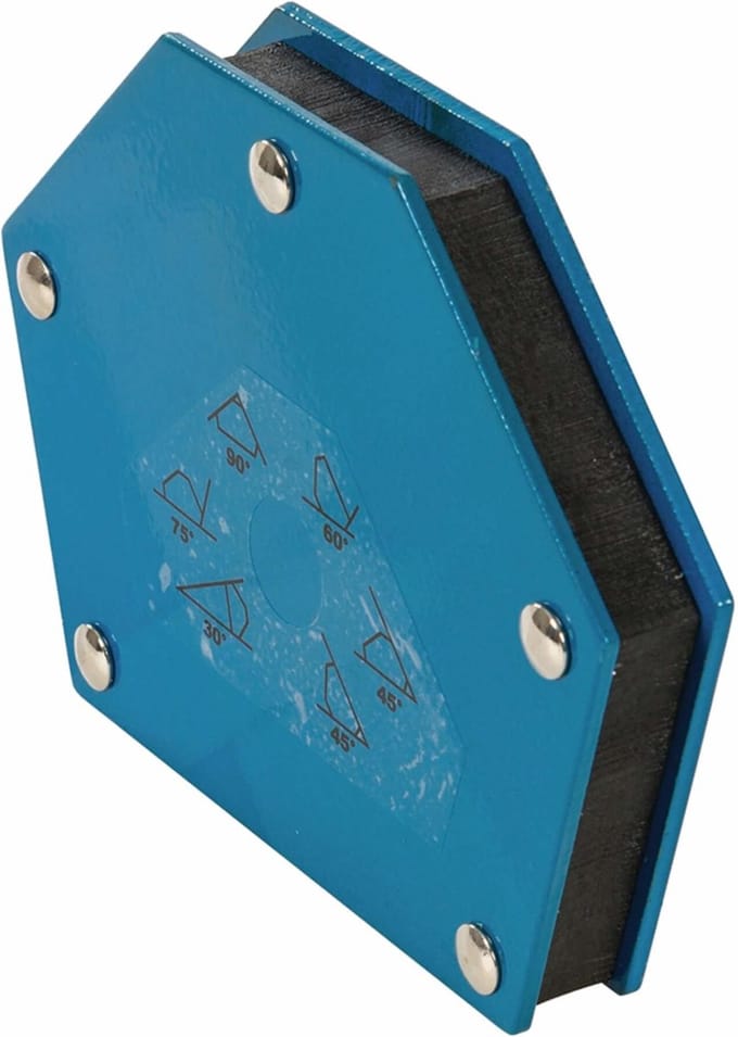Silverline Lasmagneet - Hoekinstellingen 30°-90° - 18 kg Draagkracht - Geëmailleerd