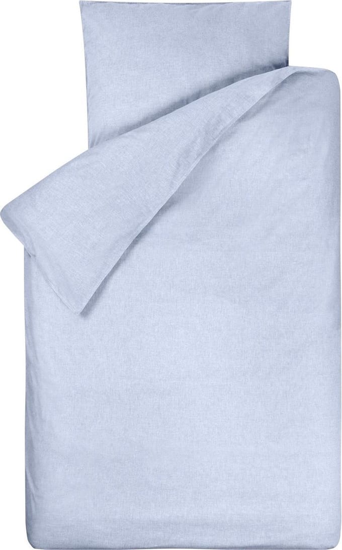 BINK Bedding Dekbedovertrek Bo Blue 1-persoons 140x200/220 cm (incl 1 kussensloop 60x70 cm)