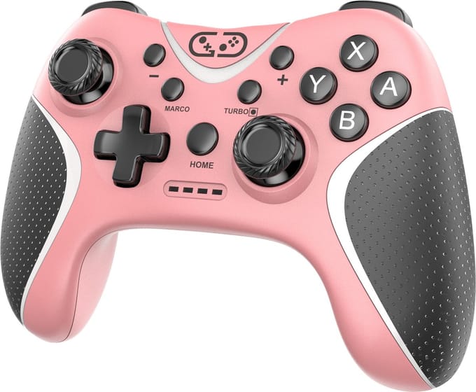 Draadloze Controller - Geschikt voor Nintendo Switch Controllers - Roze
