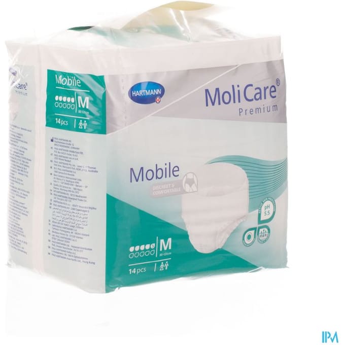 Hartmann MoliCare Mobile 5 druppels Medium - 1 pak van 14 stuks