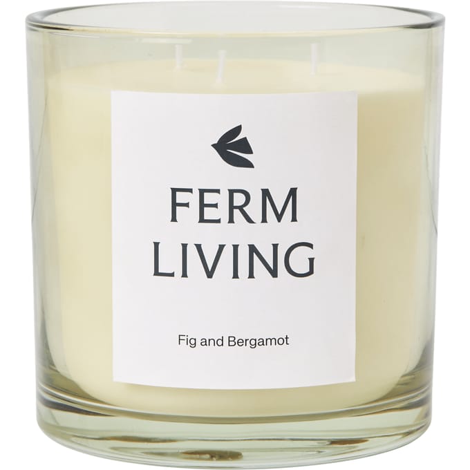 Ferm Living Vitto geurkaars - FermLivingLightCeledon - Hoogte 12 cm