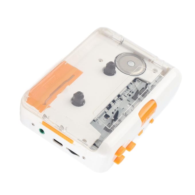 USB Cassette Converter Plug and Play Draagbare MP3 Muziek Cassettespeler met Oortelefoon voor PC