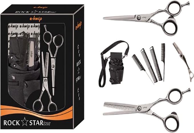 E-Kwip Scharenset Rock Star Set Zilver 5,5inch