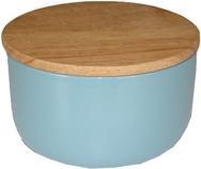 Voorraadpot 1200ml D.14xH.8.5cm blauw