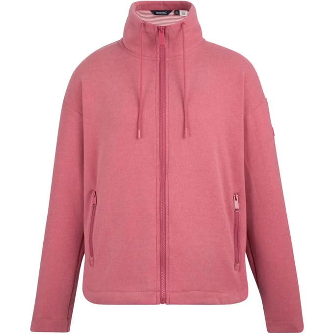 Dames Ashlynn gebreide fleece met volledige ritssluiting