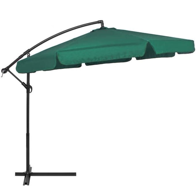 Springos Parasol | Parasols | Kantelbaar | Met Ventilatie | Groen | 350 cm