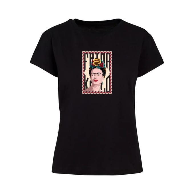 T-shirt dames Merchcode Frida Kahlo - Frame One Box