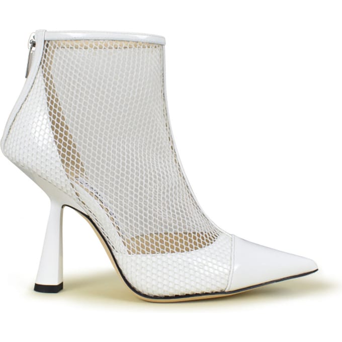 Jimmy Choo enkellaarzen Kix 100 wit