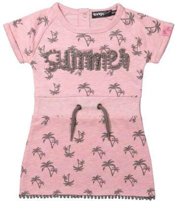 Palm jurkje roze | Dirkje maat 62