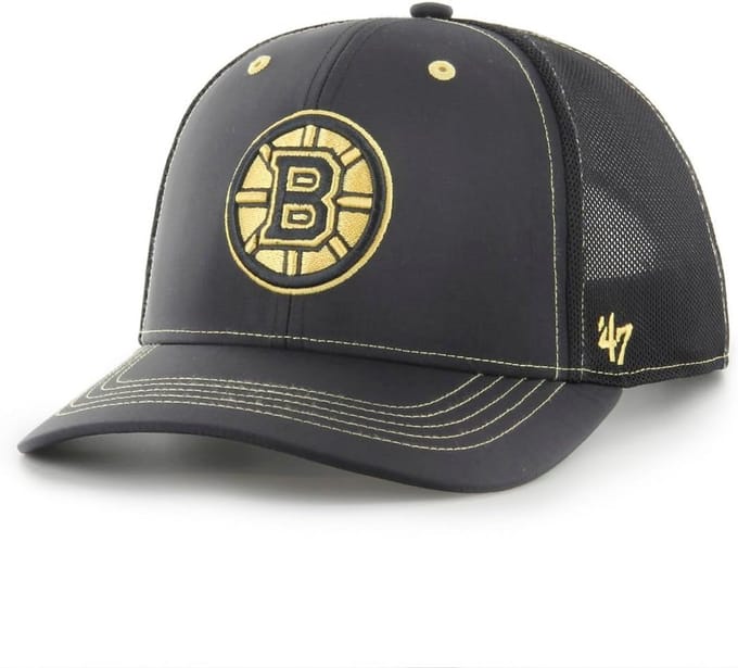 NHL Trucker Cap Zwart Hockey Team Atletiek Pet One Size