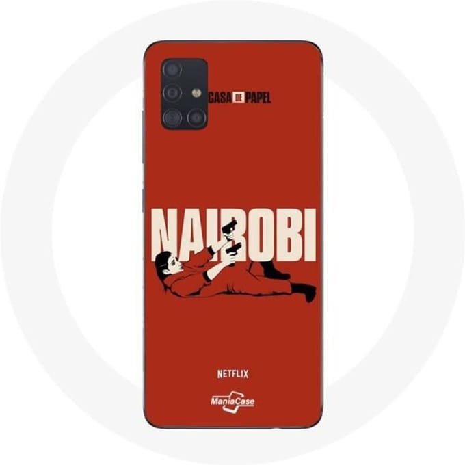 Coque - La casa de papier - Samsung Galaxy A51 - Souple - Rouge - Protection