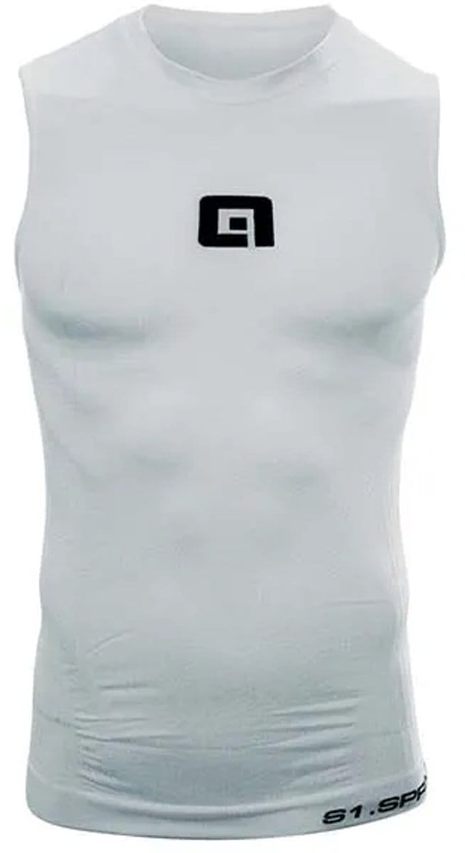 Ale S1 Spring Mouwloos Basislaag Wit L-XL Man