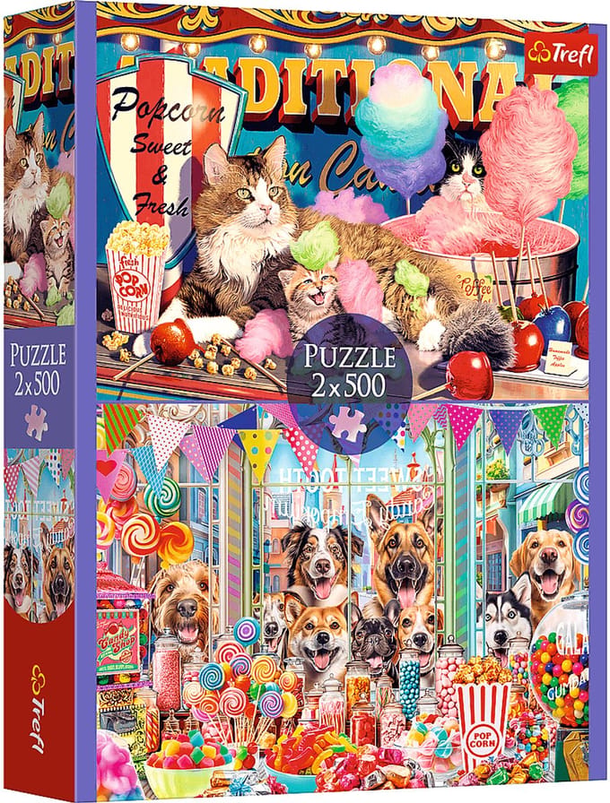 Trefl puzzel Fluffy friends - 2-in-1 legpuzzel voor kinderen.