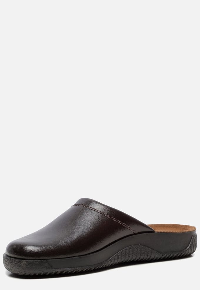 Rohde heren pantoffel - Bruin - Maat 40