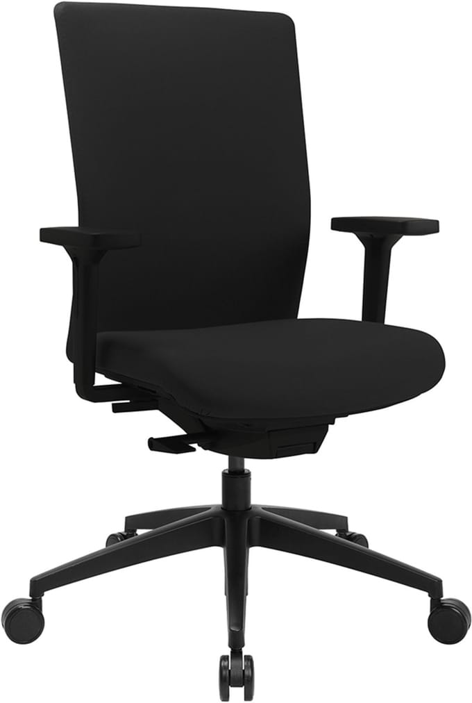 Topster draaibare bureaustoel 'Sitness Airwork G', zwart/zwart