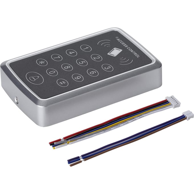 T11P Deurtoegangscontrolesysteem RFID-lezer Toetsenbord voor Toegang Huisbeveiliging Toegangscontroller gray